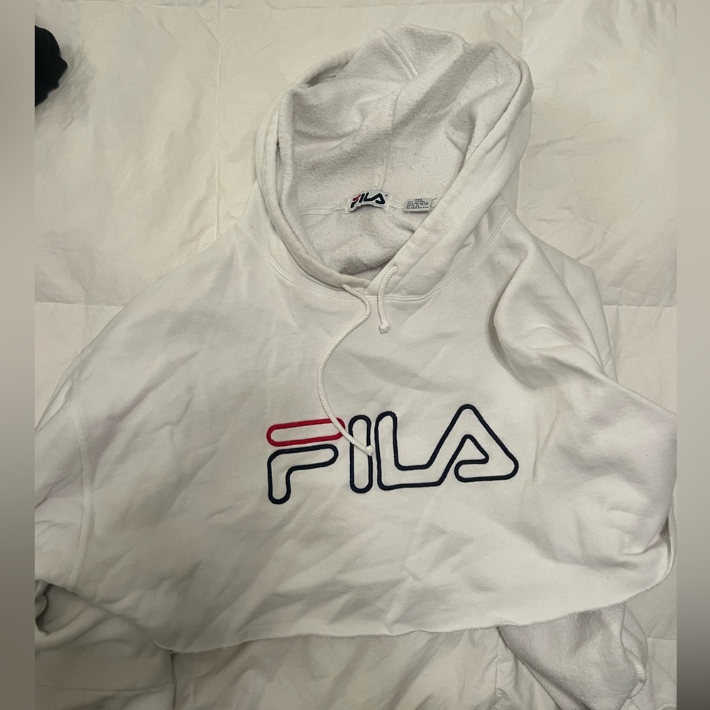 Cropped Fila sweatshirt